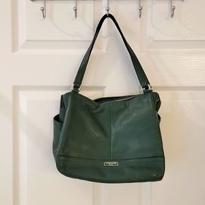 Green Coach bag